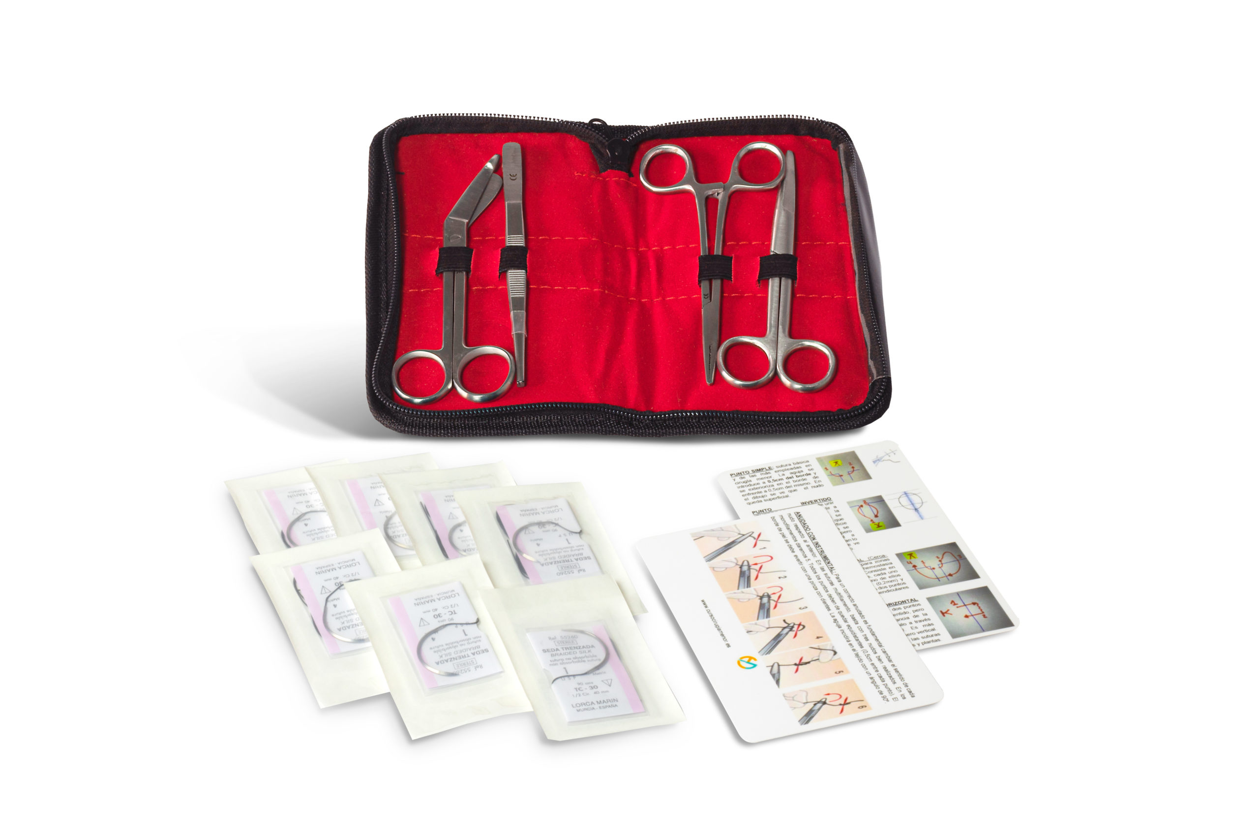 Kit para prácticas de Cirugía Menor y Suturas - Curso de Cirugia Menor